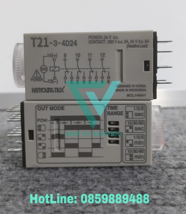 Bộ định thời Hanyoung T21-3-4D24 - Ảnh 2