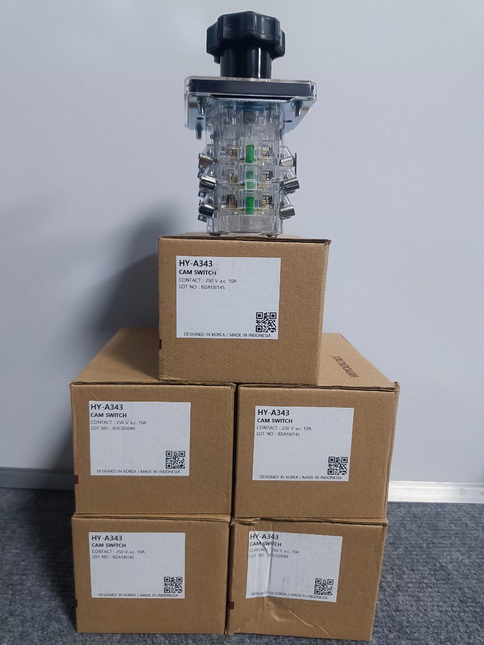 Chuyển mạch volt - ampe HY-A343-10A - Ảnh 2