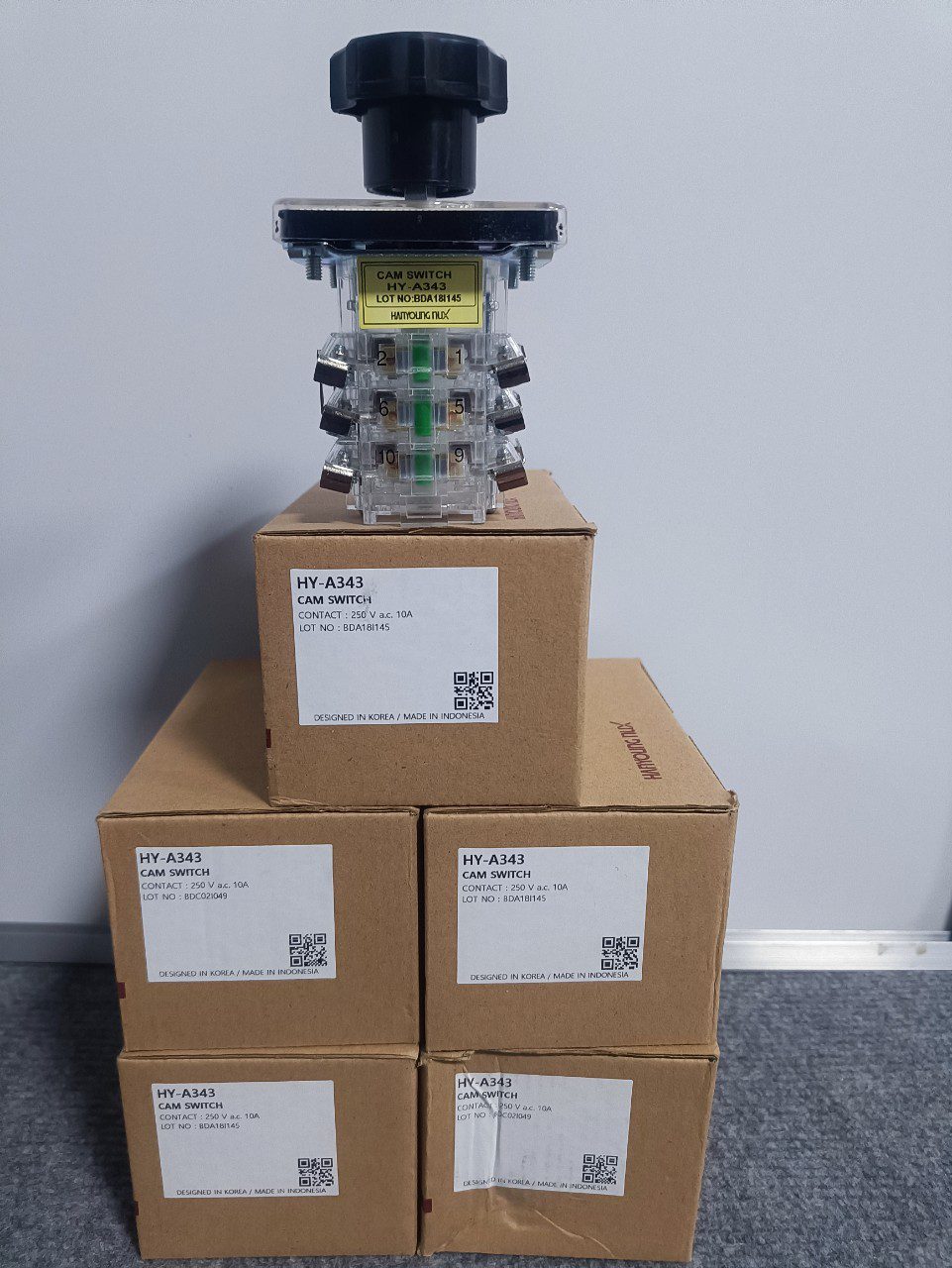 Chuyển mạch volt - ampe HY-A343-10A - Ảnh 3