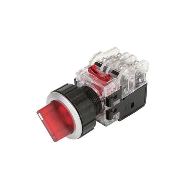 CÔNG TẮC XOAY CÓ ĐÈN 2 VỊ TRÍ - Φ30 MRT-A2R1DO (R,G,Y,A,W) - Ảnh 2
