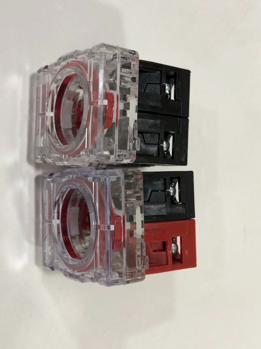 Tiếp điểm nút nhấn, công tắc có đèn nhả 220VAC phi 22 AR-112A2 - Ảnh 3