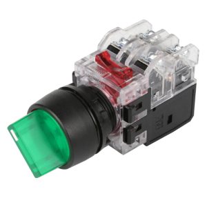 CÔNG TẮC XOAY CÓ ĐÈN 2 VỊ TRÍ VIỀN NHÔM MRT-R2A1A3 (R,G,Y,A,W)