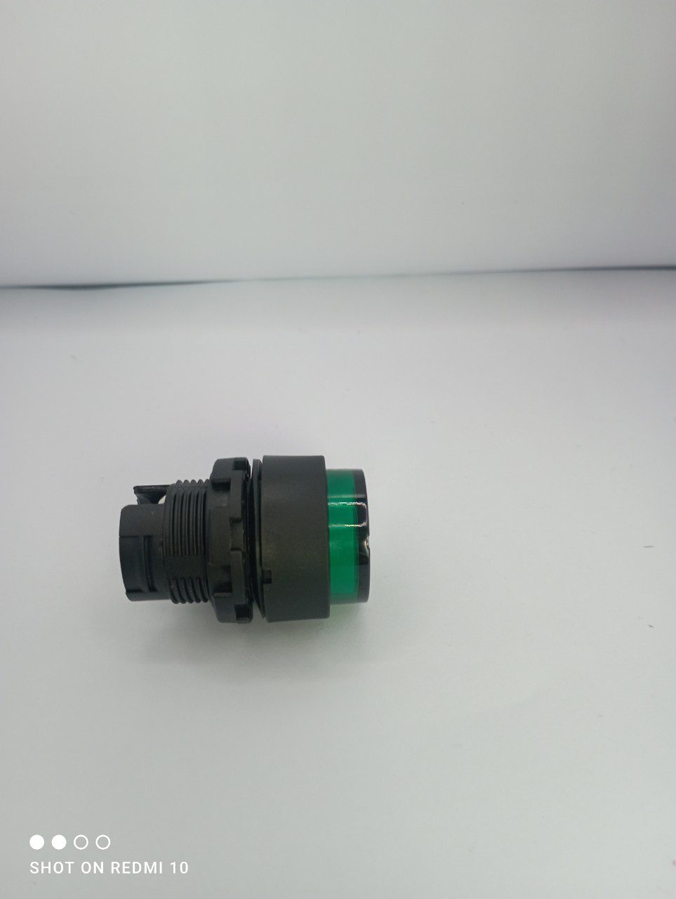 Đầu nút nhấn tròn có đèn màu xanh phi 22 ARX-PG - Ảnh 2