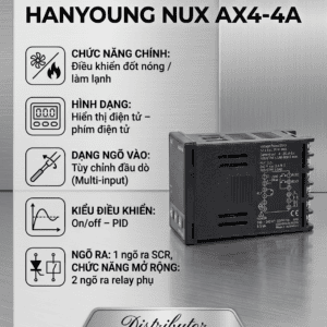 Bộ điều khiển nhiệt độ Hanyoung AX4-4A - Ảnh 2