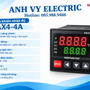 Bộ điều khiển nhiệt độ Hanyoung AX4-4A