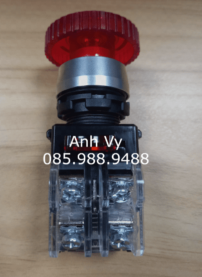 CÔNG TẮC KHẨN CÓ ĐÈN VIỀN NHÔM - Φ22 MRA-RR1D0R - Ảnh 3