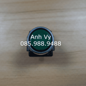 Alternative view of Nút nhấn không đèn viền nhôm màu xanh lá MRF-RA1G