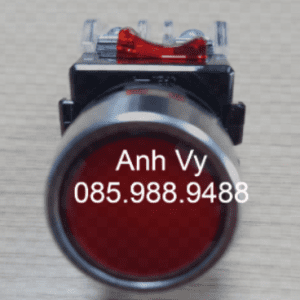 Alternative view of Nút nhấn không đèn viền nhôm màu đỏ MRF-RM1R