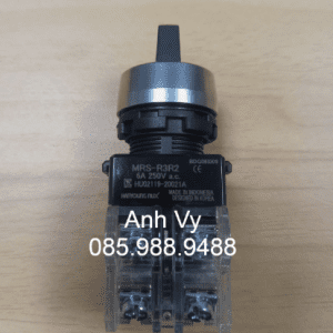 Công tắc xoay 3 vị trí viền nhôm MRS-R3R2