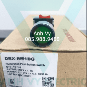 Nút nhấn nhả có đèn phi 16 Hanyoung DRX-RM1DG