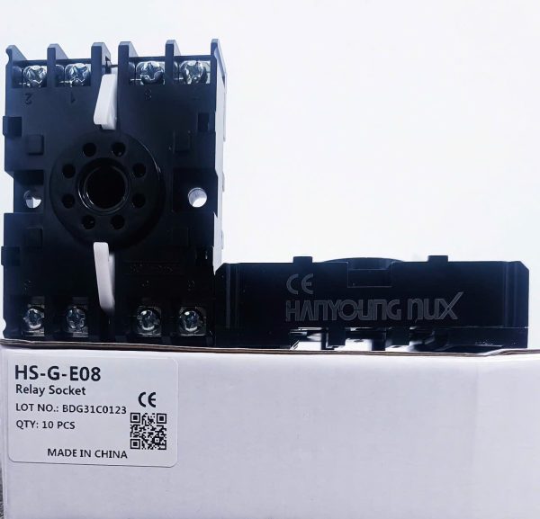 Đế relay 8 chân tròn Hanyoung HS-G-E08