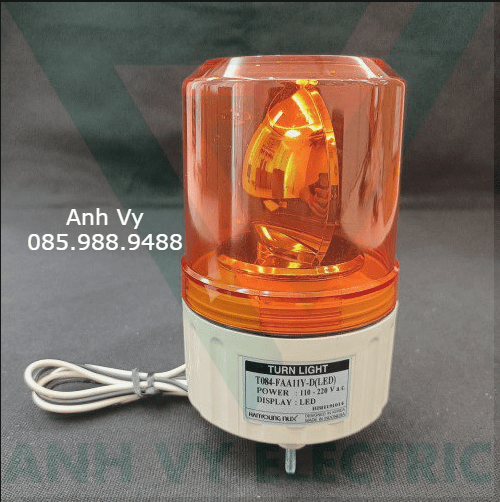 Đèn xoay cảnh báo phi 84 Hanyoung T084-FAA11Y-D