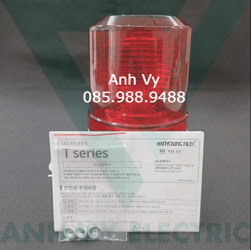Đèn xoay cảnh báo phi 84 Hanyoung T084-FAD24R-D - Ảnh 2
