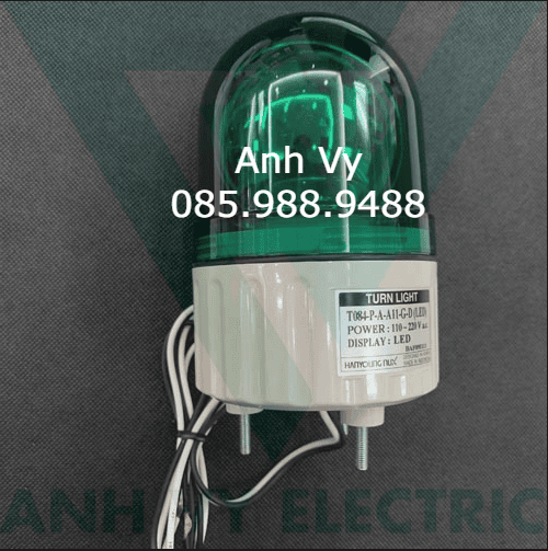 Đèn xoay cảnh báo phi 84 Hanyoung T084-PAA11G-D