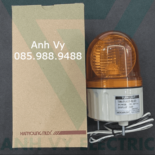Đèn xoay cảnh báo phi 84 Hanyoung T084-PAA11Y-D - Ảnh 3