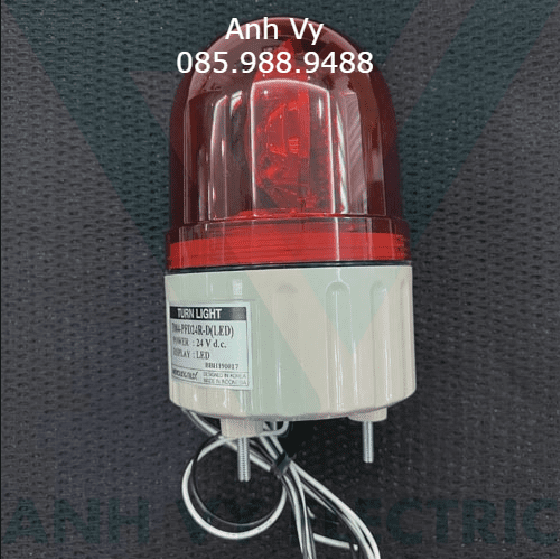 Đèn xoay cảnh báo phi 84 Hanyoung T084-PFD24R-D - Ảnh 2