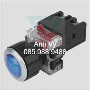 Đèn báo phi 30 viền nhôm màu xanh dương MRP-AA0A Hanyoung