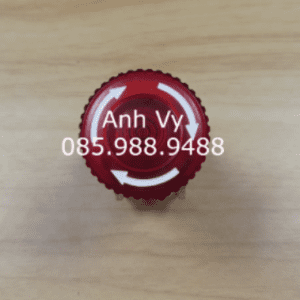 Alternative view of CÔNG TẮC KHẨN CÓ ĐÈN VIỀN NHÔM - Φ22 MRA-RR1A0R