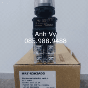 Alternative view of CÔNG TẮC XOAY CÓ ĐÈN 3 VỊ TRÍ VIỀN NHÔM MRT-R3A2A0G