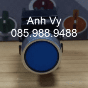 Alternative view of Nút nhấn có đèn màu xanh dương viền nhôm MRX-RM1A0A