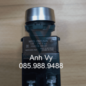 Nút nhấn có đèn màu xanh dương viền nhôm MRX-RM1A0A