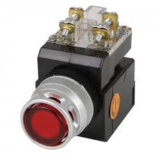 Nút nhấn có đèn LED màu đỏ phi 25 CR-254-A0-R