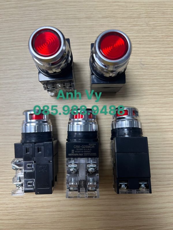 Nút nhấn nhả có đèn Hanyoung phi 25 CRX-G25MDR - Ảnh 5
