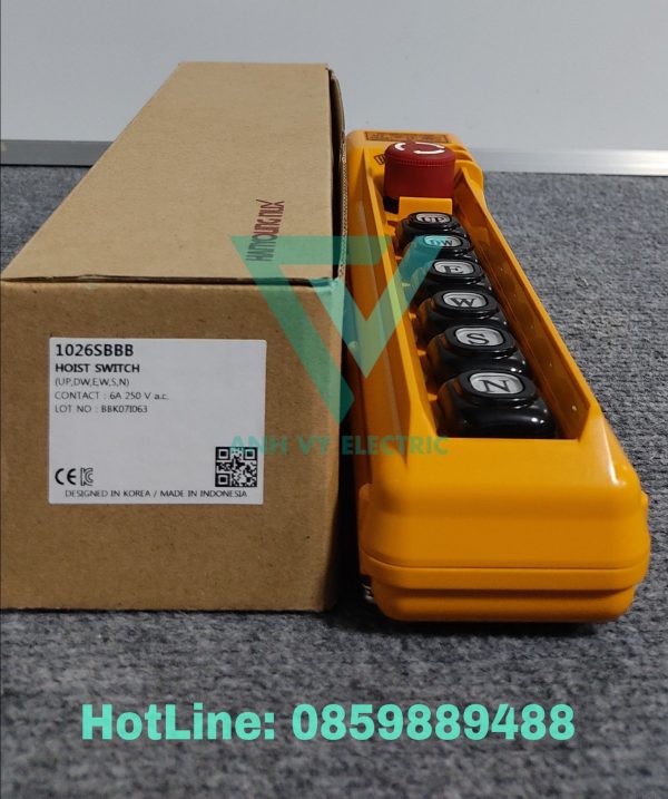 Nút nhấn cẩu trục Hanyoung HY-P1026-SBBB - Ảnh 2