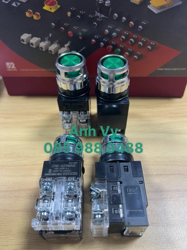 Nút nhấn có đèn Hanyoung CRX-G25MAG